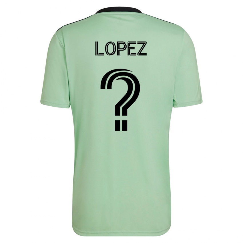 Homme Maillot Eric López #0 Vert Clair Tenues Extérieur 2023/24 T-Shirt Suisse