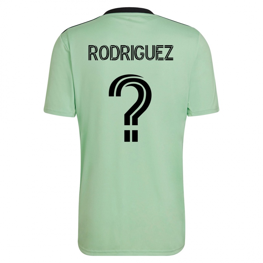 Homme Maillot David Rodríguez #0 Vert Clair Tenues Extérieur 2023/24 T-Shirt Suisse