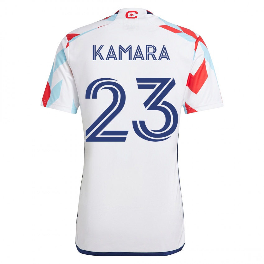 Homme Maillot Kei Kamara #23 Blanc Bleu Tenues Extérieur 2023/24 T-Shirt Suisse