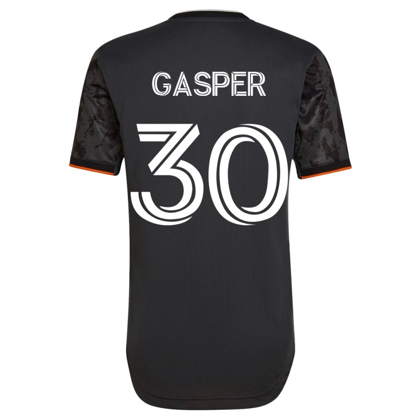 Homme Maillot Chase Gasper #30 Noir Tenues Extérieur 2023/24 T-Shirt Suisse