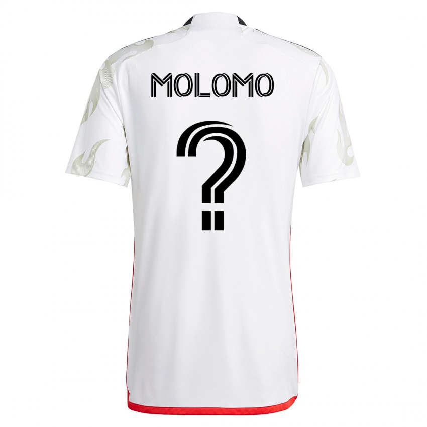Homme Maillot Zach Molomo #0 Blanc Tenues Extérieur 2023/24 T-Shirt Suisse