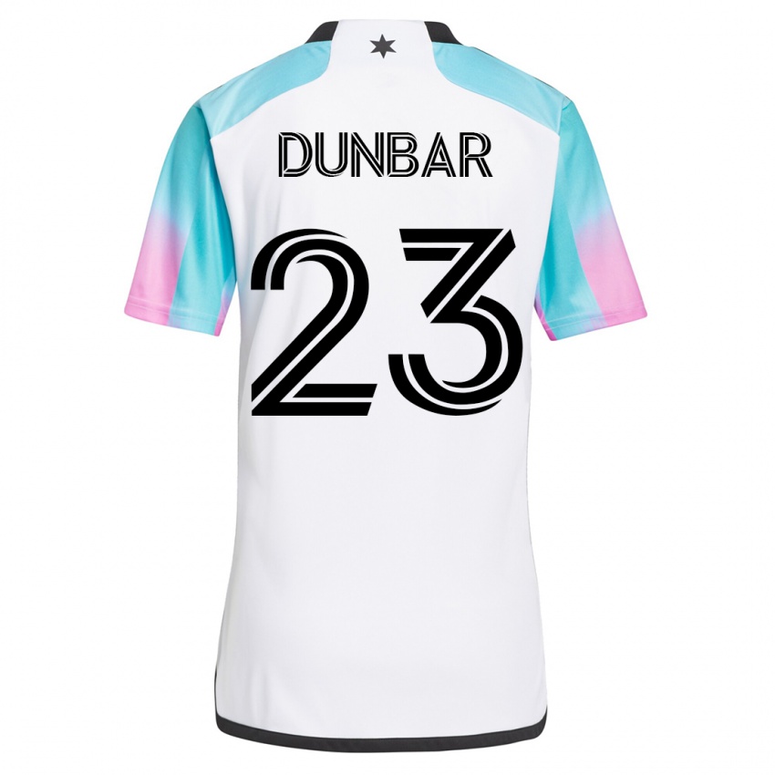 Herren Cameron Dunbar #23 Weiß Auswärtstrikot Trikot 2023/24 T-Shirt Schweiz