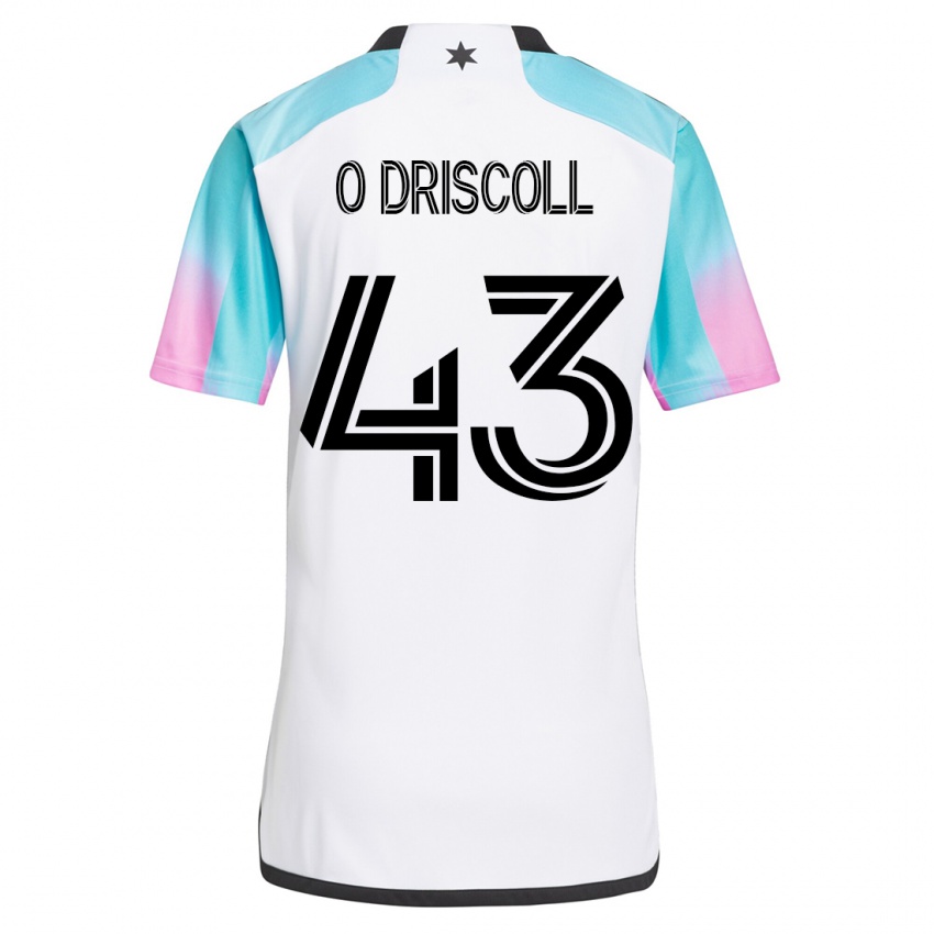 Homme Maillot Rory O'driscoll #43 Blanc Tenues Extérieur 2023/24 T-Shirt Suisse