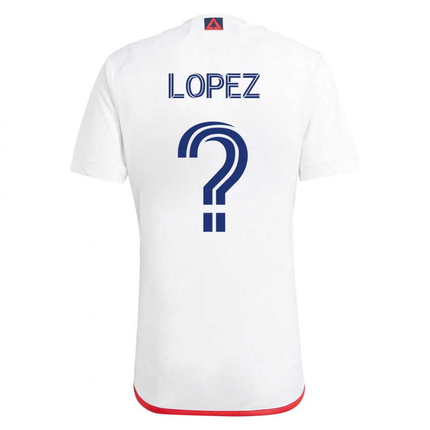 Herren Darwin Lopez #0 Weiß Rot Auswärtstrikot Trikot 2023/24 T-Shirt Schweiz