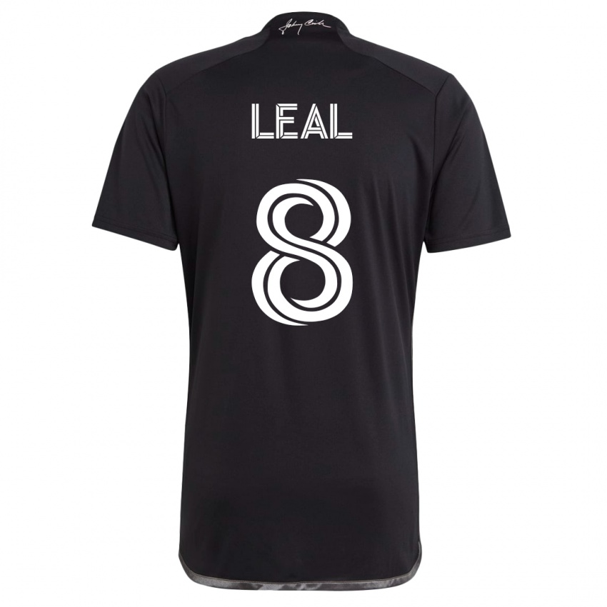 Herren Randall Leal #8 Schwarz Auswärtstrikot Trikot 2023/24 T-Shirt Schweiz