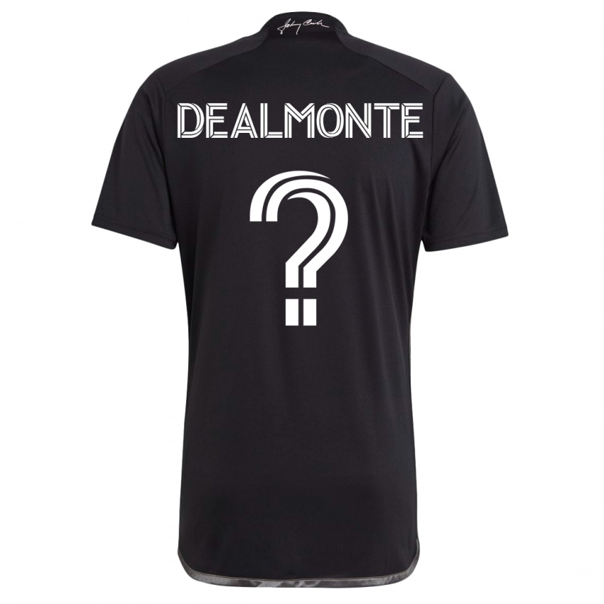 Herren Charly Dealmonte #0 Schwarz Auswärtstrikot Trikot 2023/24 T-Shirt Schweiz