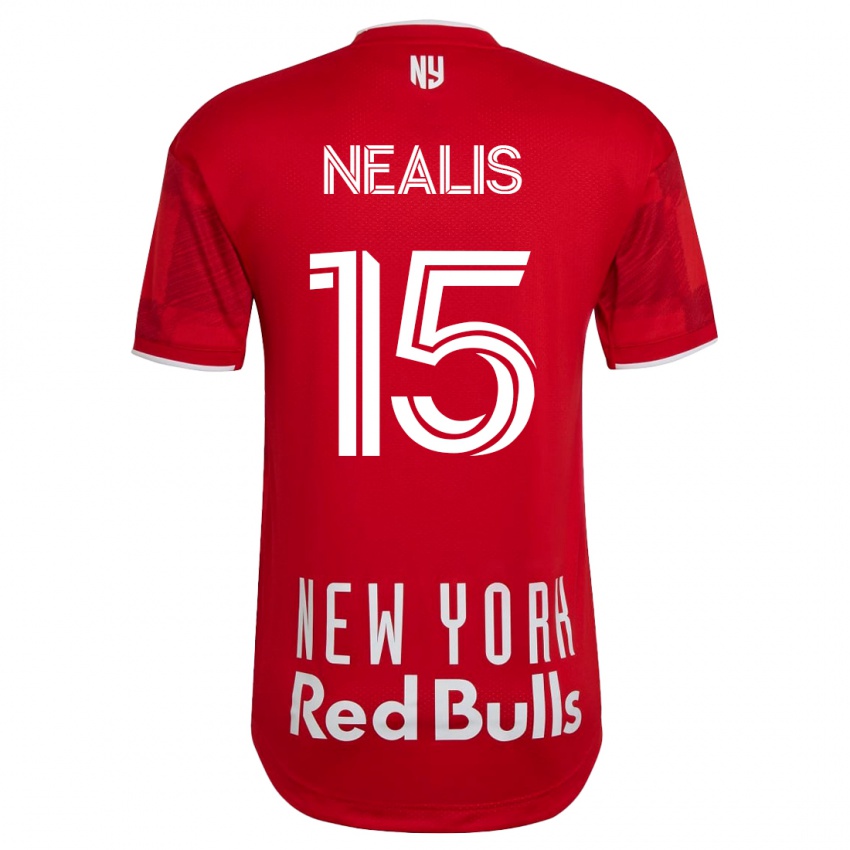 Homme Maillot Sean Nealis #15 Beige-Doré Tenues Extérieur 2023/24 T-Shirt Suisse