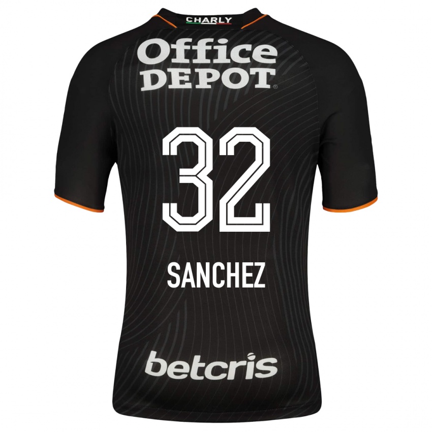 Herren Luis Sanchez #32 Schwarz Auswärtstrikot Trikot 2023/24 T-Shirt Schweiz
