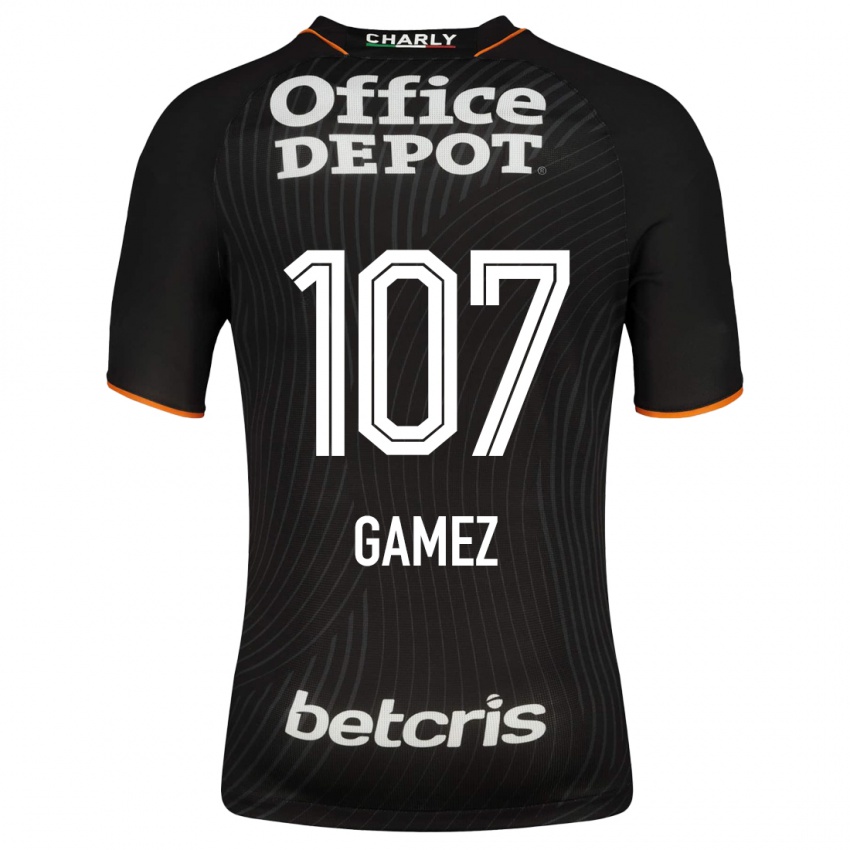 Herren Sergio Gámez #107 Schwarz Auswärtstrikot Trikot 2023/24 T-Shirt Schweiz
