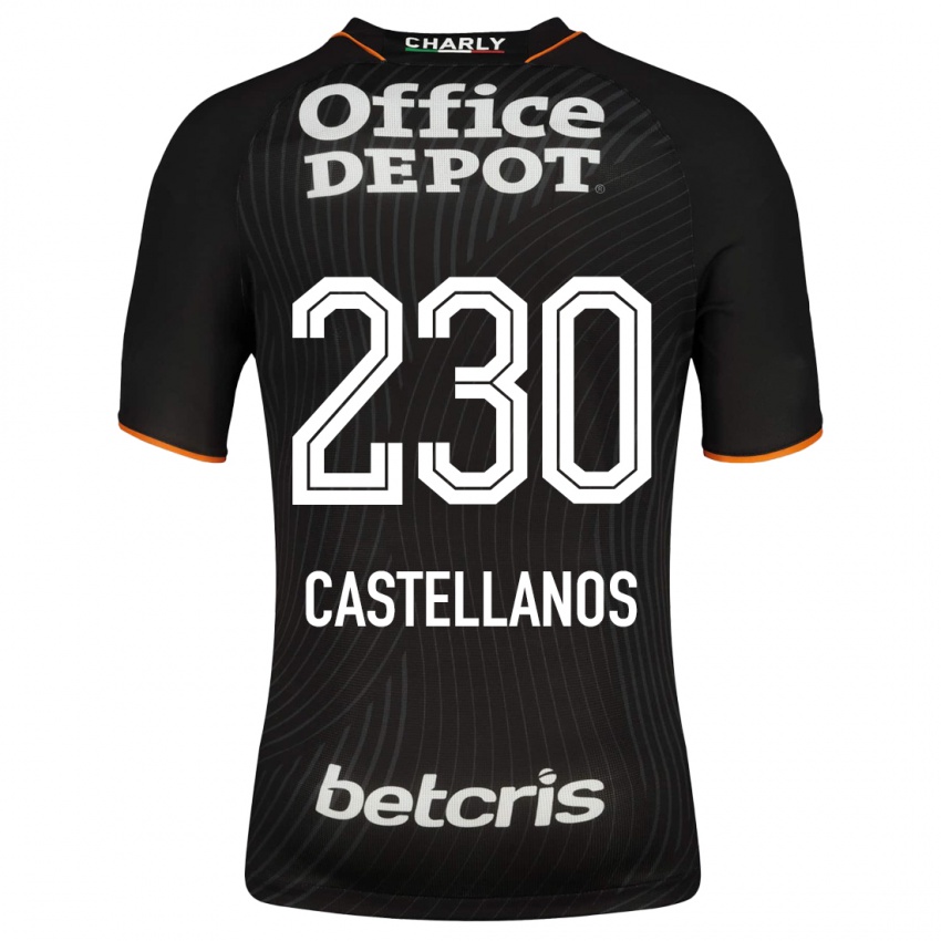 Herren Edson Castellanos #230 Schwarz Auswärtstrikot Trikot 2023/24 T-Shirt Schweiz