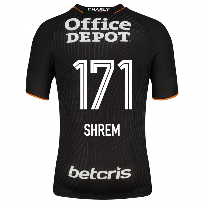 Herren David Shrem #171 Schwarz Auswärtstrikot Trikot 2023/24 T-Shirt Schweiz