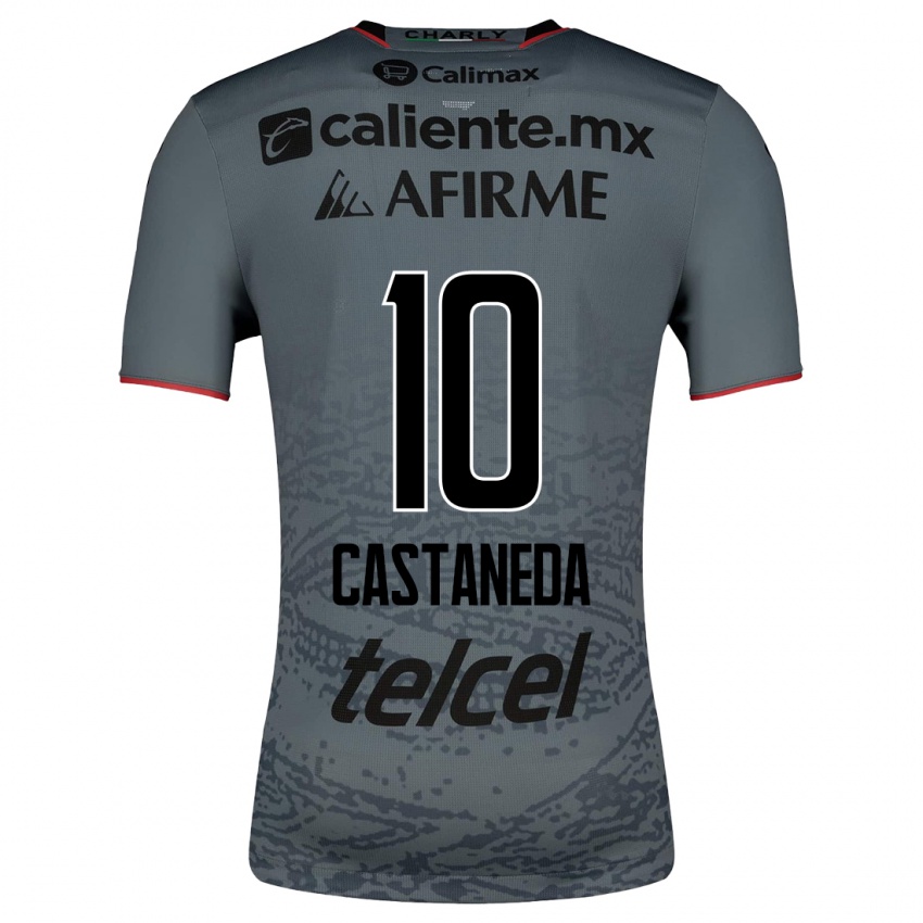 Homme Maillot Kevin Castañeda #10 Gris Tenues Extérieur 2023/24 T-Shirt Suisse