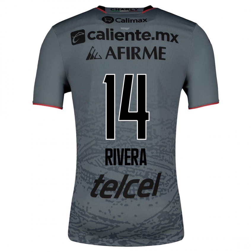 Homme Maillot Christian Rivera #14 Gris Tenues Extérieur 2023/24 T-Shirt Suisse