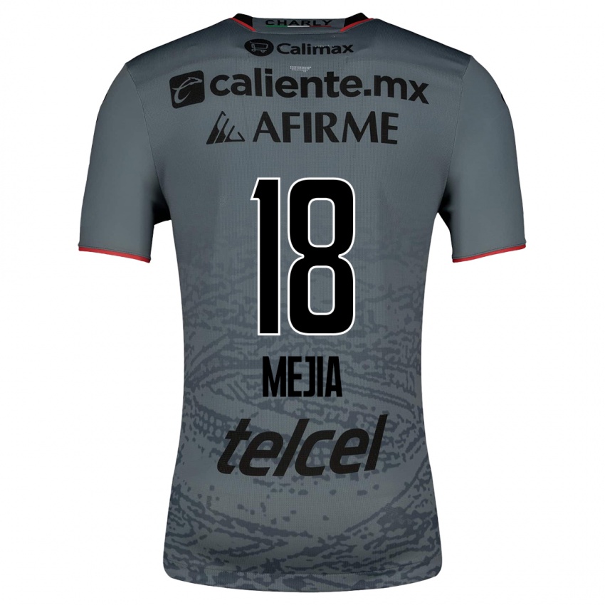 Homme Maillot Aarón Mejía #18 Gris Tenues Extérieur 2023/24 T-Shirt Suisse