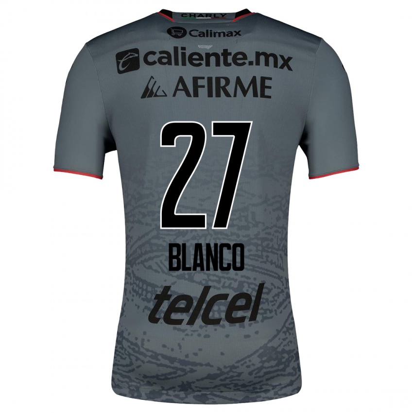 Homme Maillot Domingo Blanco #27 Gris Tenues Extérieur 2023/24 T-Shirt Suisse