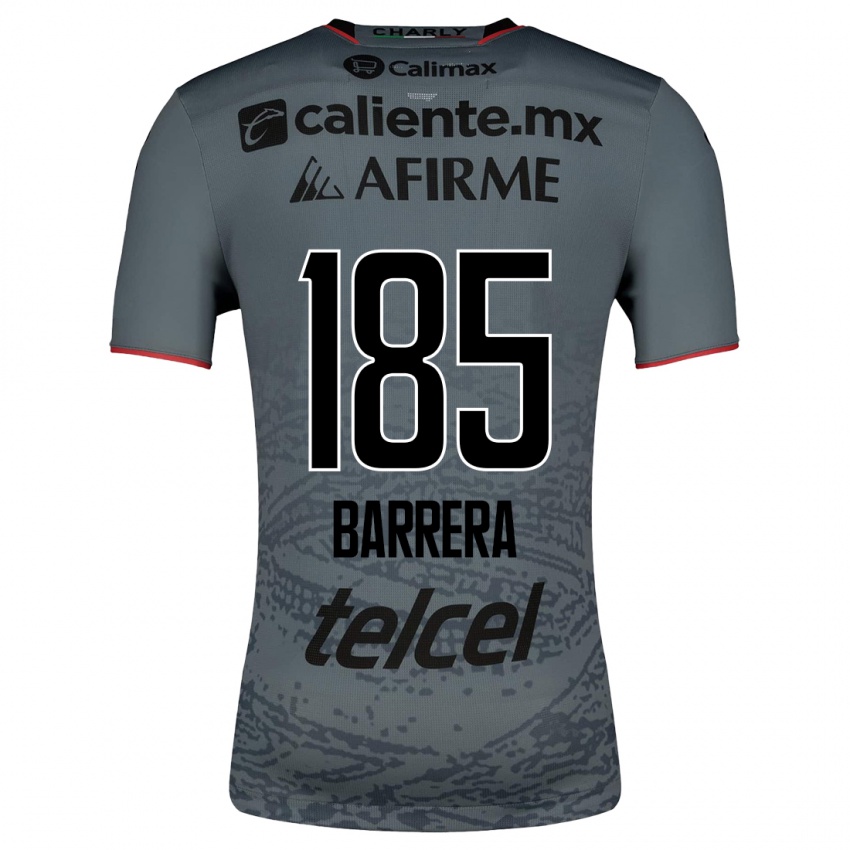 Homme Maillot Geonathan Barrera #185 Gris Tenues Extérieur 2023/24 T-Shirt Suisse