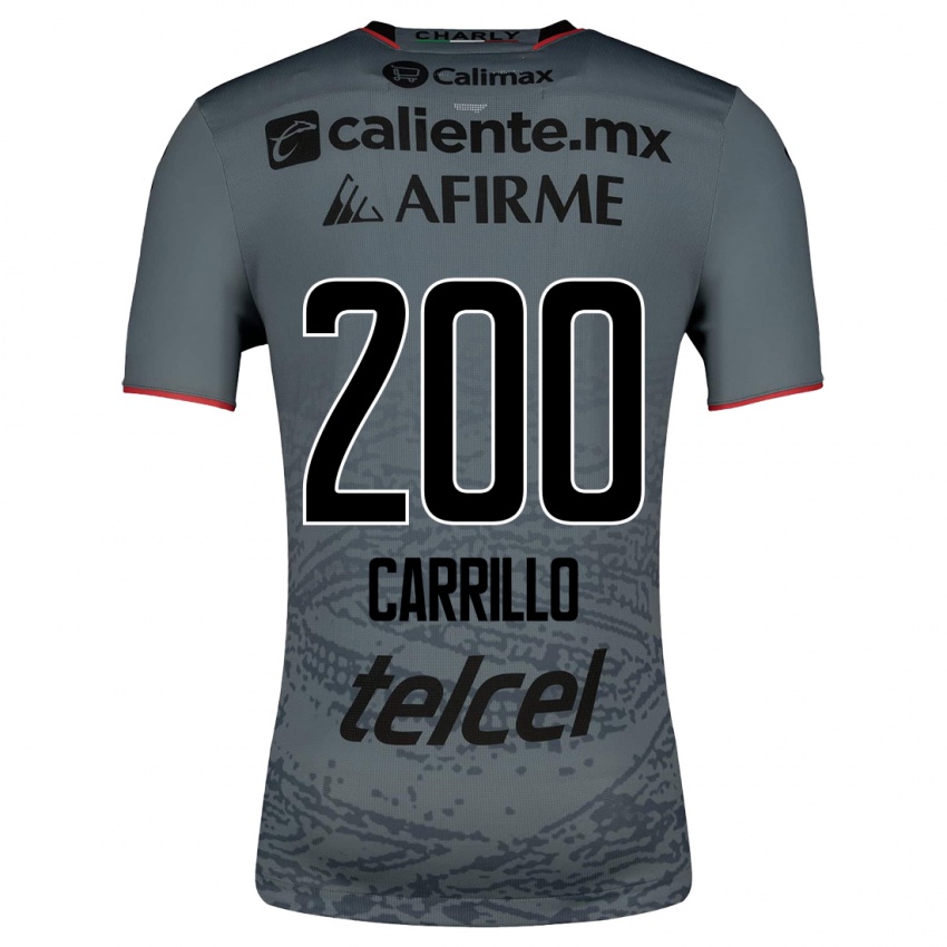 Homme Maillot Manuel Carrillo #200 Gris Tenues Extérieur 2023/24 T-Shirt Suisse