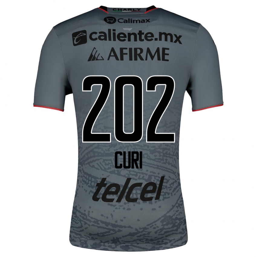 Homme Maillot Sahid Curi #202 Gris Tenues Extérieur 2023/24 T-Shirt Suisse