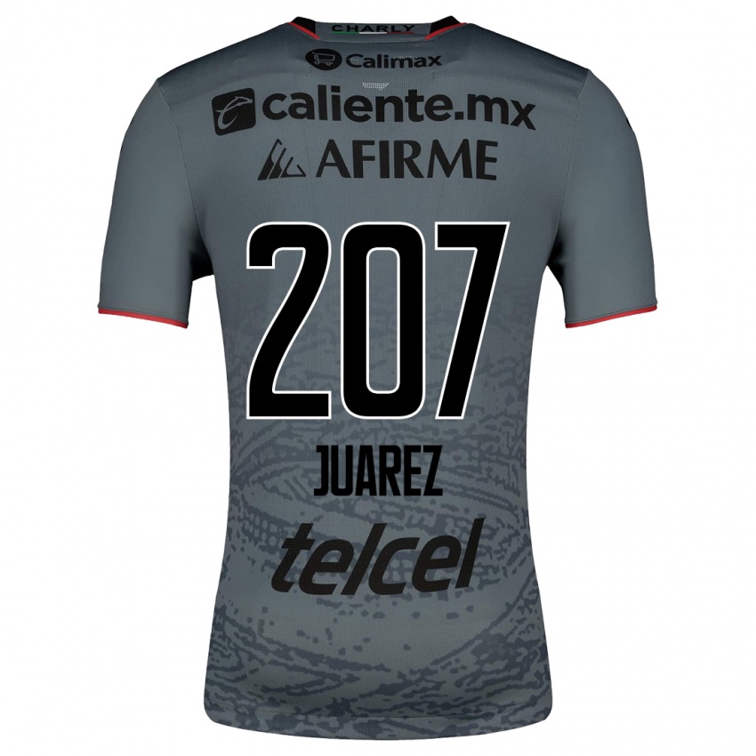 Homme Maillot José Juárez #207 Gris Tenues Extérieur 2023/24 T-Shirt Suisse