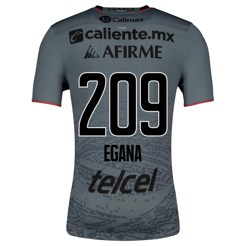 Homme Maillot Arath Egaña #209 Gris Tenues Extérieur 2023/24 T-Shirt Suisse