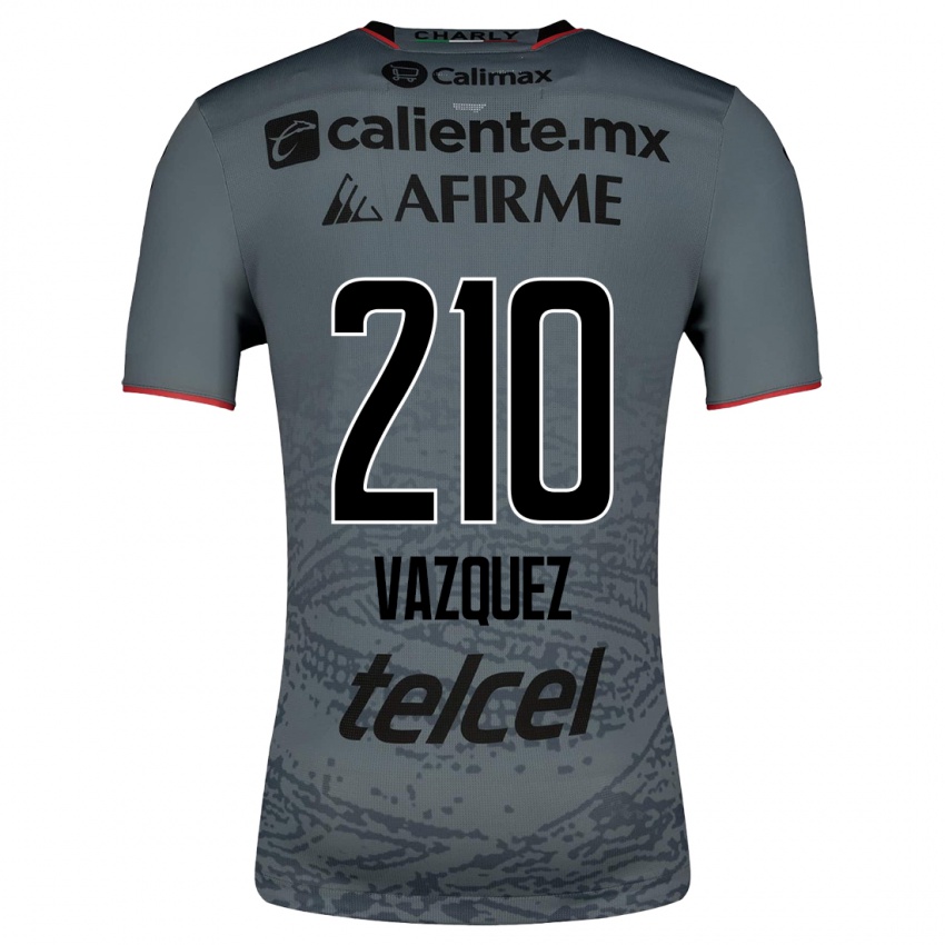 Homme Maillot Daniel Vázquez #210 Gris Tenues Extérieur 2023/24 T-Shirt Suisse