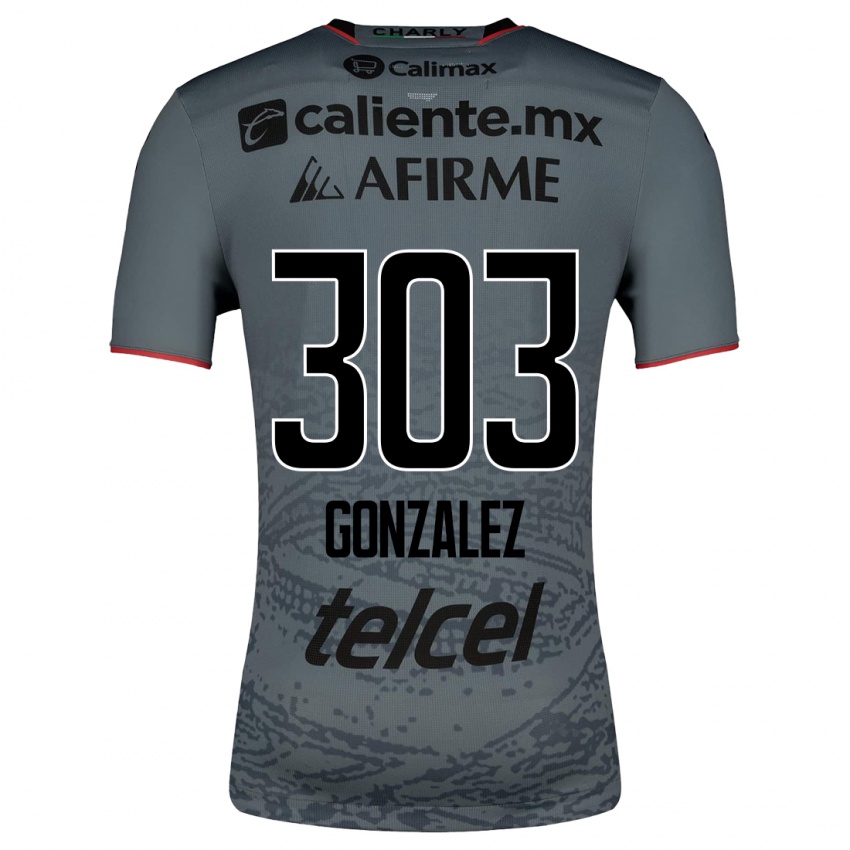 Homme Maillot Osmar González #303 Gris Tenues Extérieur 2023/24 T-Shirt Suisse