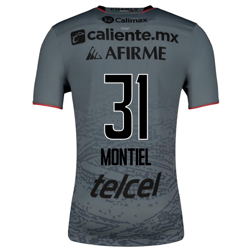 Homme Maillot Abril Montiel #31 Gris Tenues Extérieur 2023/24 T-Shirt Suisse