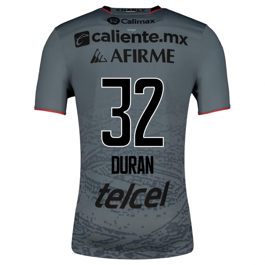 Homme Maillot Ailed Duran #32 Gris Tenues Extérieur 2023/24 T-Shirt Suisse