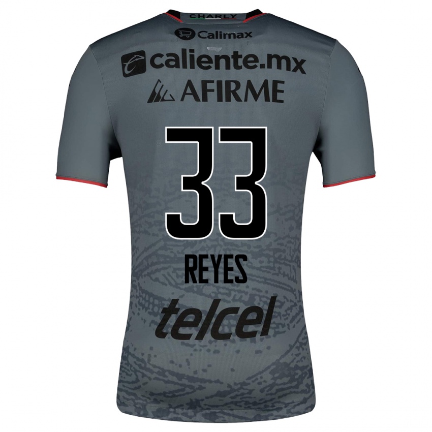 Homme Maillot Jazmín Reyes #33 Gris Tenues Extérieur 2023/24 T-Shirt Suisse