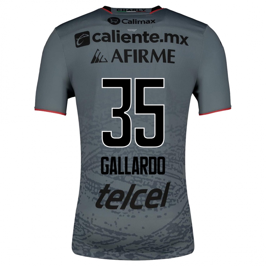 Homme Maillot Gloriaisabel Gallardo #35 Gris Tenues Extérieur 2023/24 T-Shirt Suisse