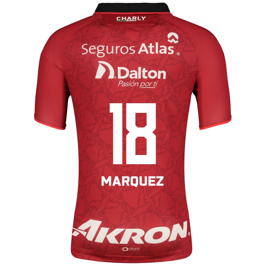 Homme Maillot Jeremy Márquez #18 Rouge Tenues Extérieur 2023/24 T-Shirt Suisse