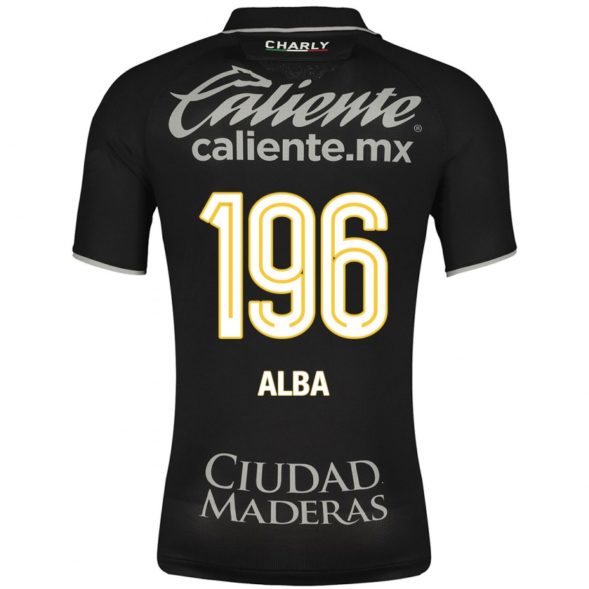 Herren Óscar Alba #196 Schwarz Auswärtstrikot Trikot 2023/24 T-Shirt Schweiz