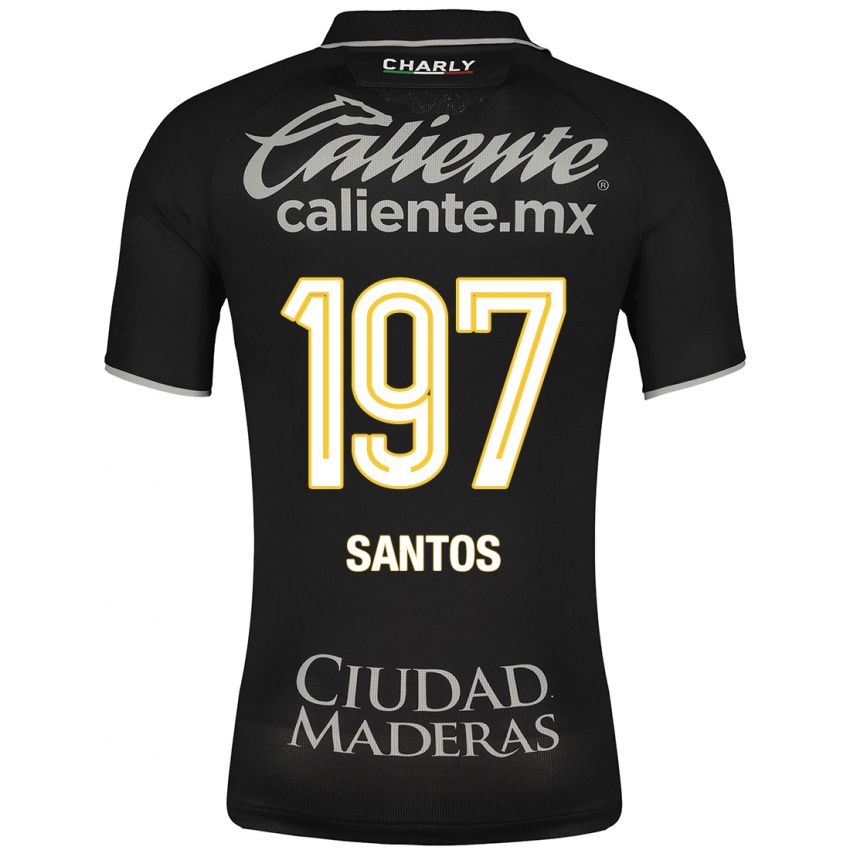 Herren Sebastián Santos #197 Schwarz Auswärtstrikot Trikot 2023/24 T-Shirt Schweiz