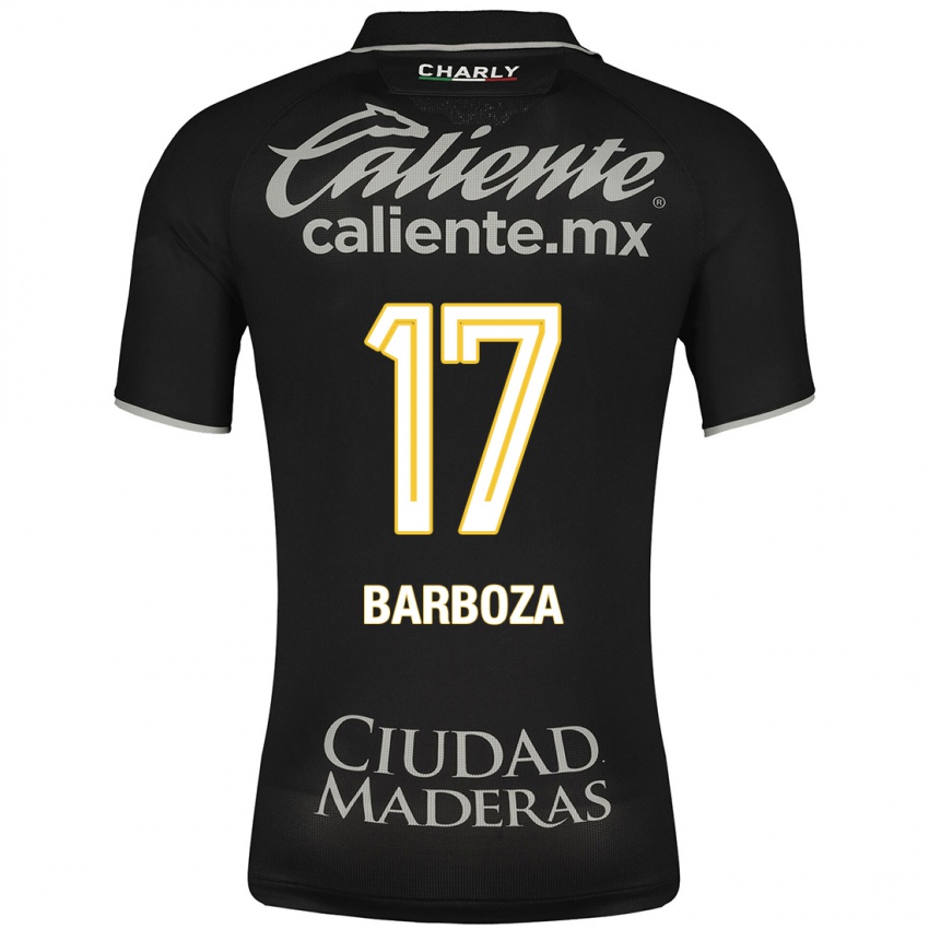 Herren Marypaz Barboza #17 Schwarz Auswärtstrikot Trikot 2023/24 T-Shirt Schweiz
