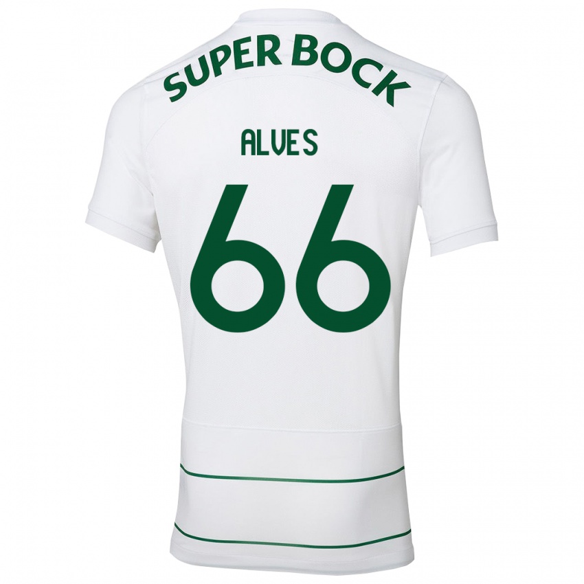 Homme Maillot Miguel Alves #66 Blanc Tenues Extérieur 2023/24 T-Shirt Suisse