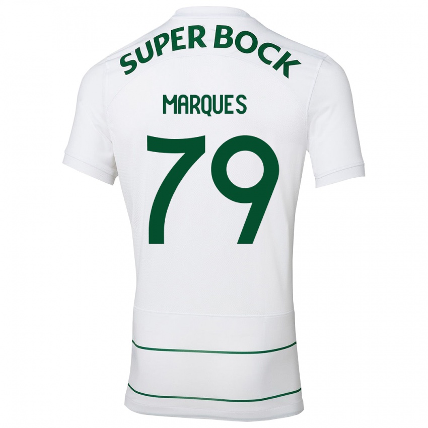 Homme Maillot Rodrigo Marquês #79 Blanc Tenues Extérieur 2023/24 T-Shirt Suisse