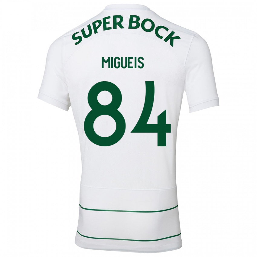 Homme Maillot Pedro Miguéis #84 Blanc Tenues Extérieur 2023/24 T-Shirt Suisse