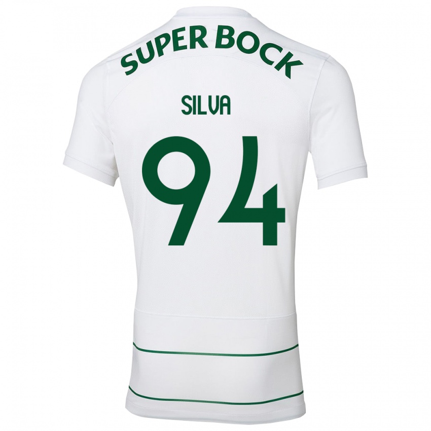 Homme Maillot Pedro Silva #94 Blanc Tenues Extérieur 2023/24 T-Shirt Suisse