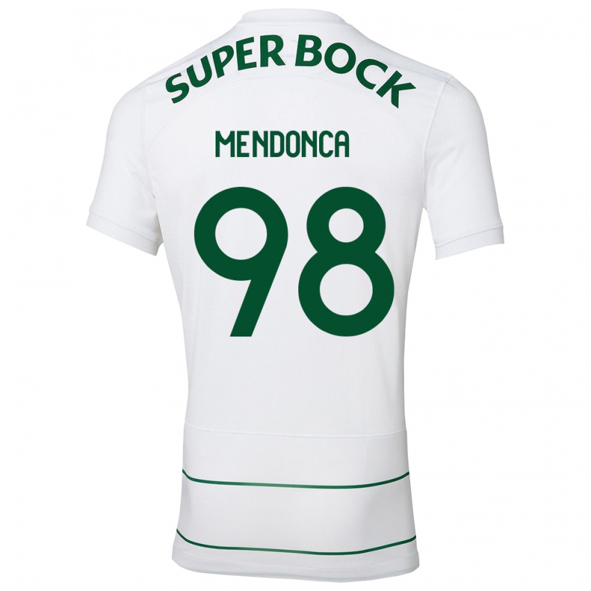 Homme Maillot Manuel Mendonça #98 Blanc Tenues Extérieur 2023/24 T-Shirt Suisse