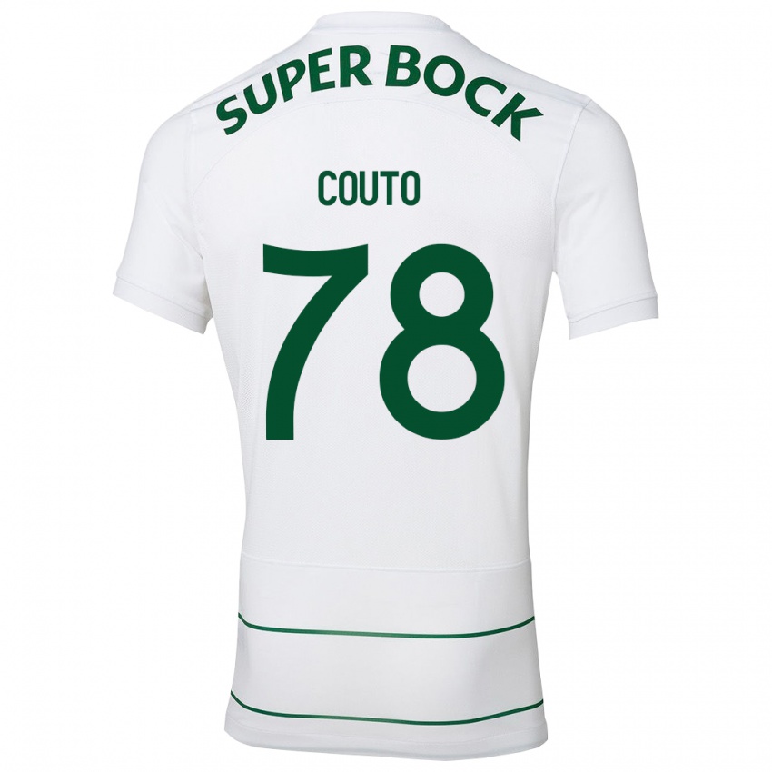 Herren Mauro Couto #78 Weiß Auswärtstrikot Trikot 2023/24 T-Shirt Schweiz