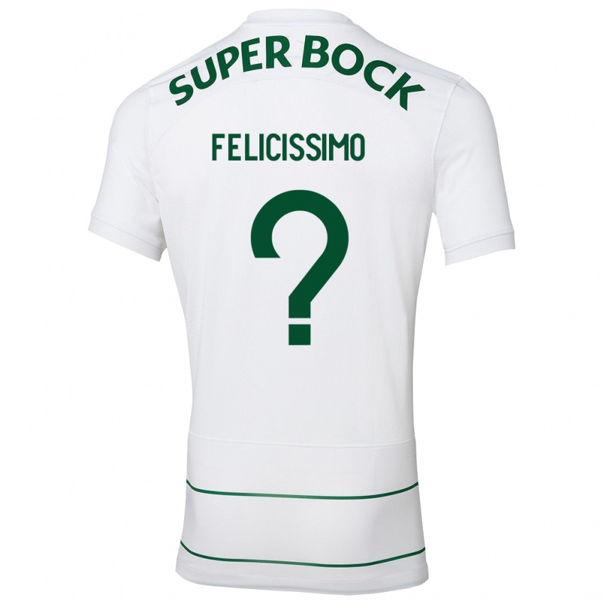 Herren Eduardo Felicíssimo #0 Weiß Auswärtstrikot Trikot 2023/24 T-Shirt Schweiz