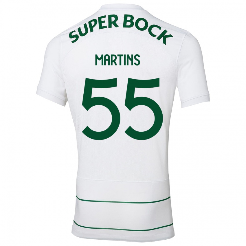 Homme Maillot Carolina Martins #55 Blanc Tenues Extérieur 2023/24 T-Shirt Suisse