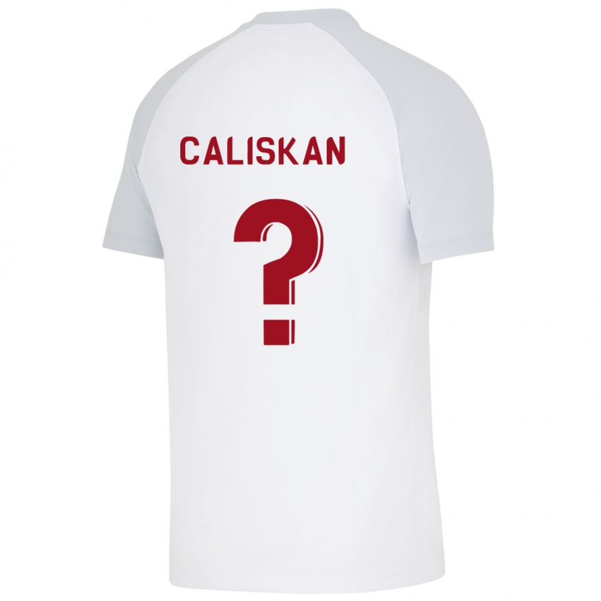 Homme Maillot Mahmuthan Caliskan #0 Blanc Tenues Extérieur 2023/24 T-Shirt Suisse