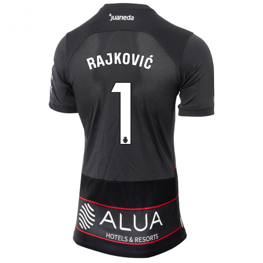 Herren Predrag Rajkovic #1 Schwarz Auswärtstrikot Trikot 2023/24 T-Shirt Schweiz