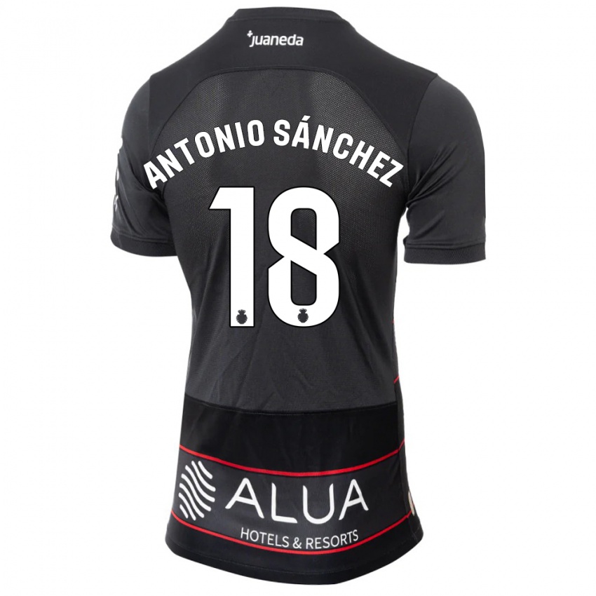 Herren Antonio Sánchez #18 Schwarz Auswärtstrikot Trikot 2023/24 T-Shirt Schweiz