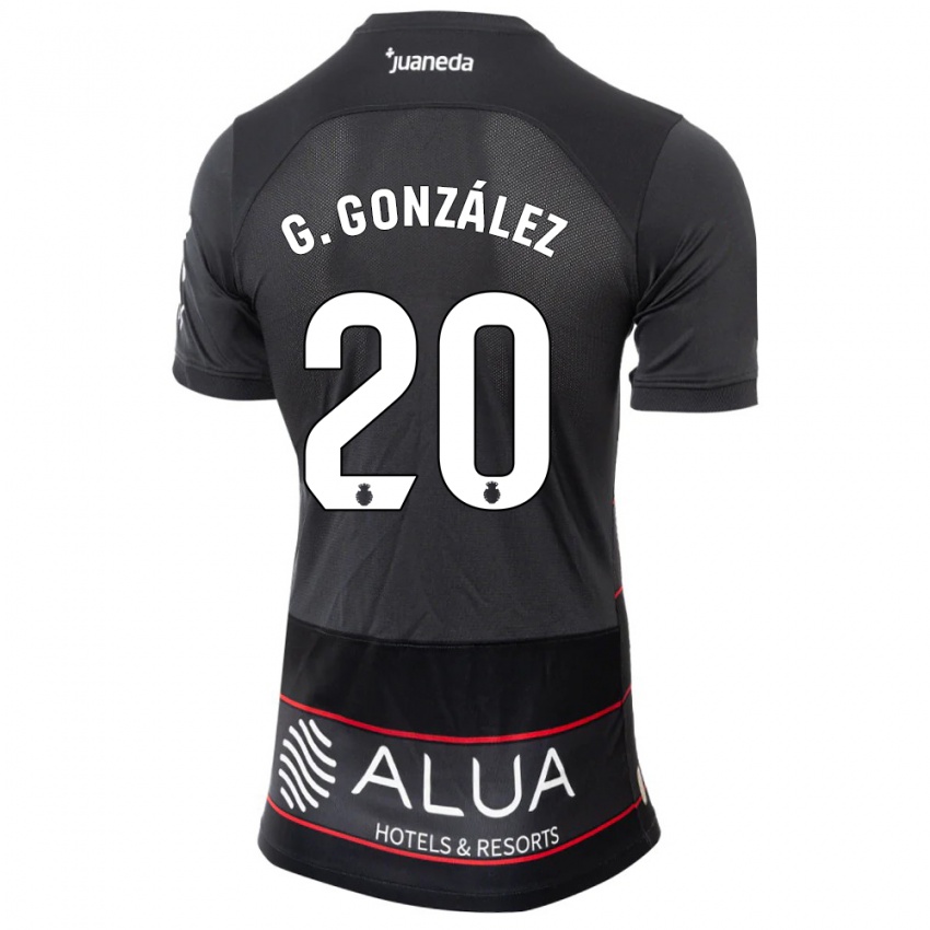 Homme Maillot Giovanni González #20 Noir Tenues Extérieur 2023/24 T-Shirt Suisse