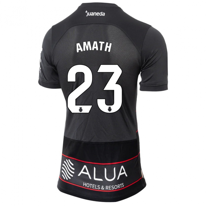 Herren Amath Ndiaye #23 Schwarz Auswärtstrikot Trikot 2023/24 T-Shirt Schweiz