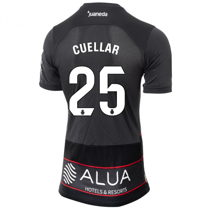 Herren Iván Cuéllar #25 Schwarz Auswärtstrikot Trikot 2023/24 T-Shirt Schweiz