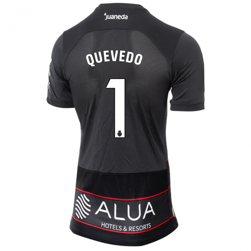 Herren Alex Quevedo #1 Schwarz Auswärtstrikot Trikot 2023/24 T-Shirt Schweiz