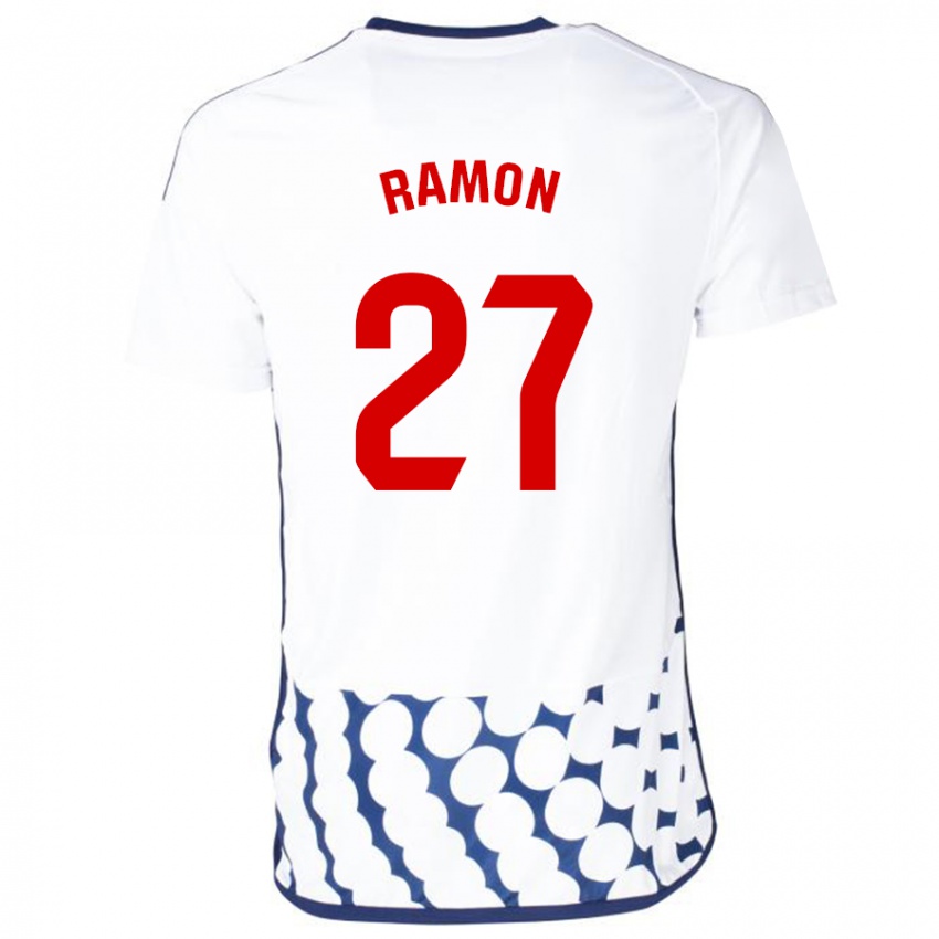 Homme Maillot Pablo Ramón #27 Blanc Tenues Extérieur 2023/24 T-Shirt Suisse